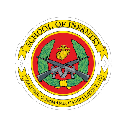 School Of Infantry Training CommandCamp Lejeune NC (USMC) STICKER Vinyl Die-Cut Decal-5 Inch-The Sticker Space