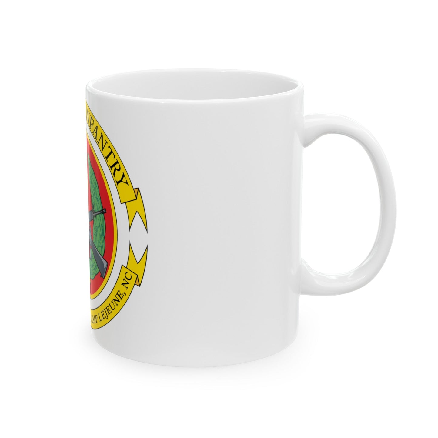 School Of Infantry Training CommandCamp Lejeune NC (USMC) White Coffee Mug-The Sticker Space