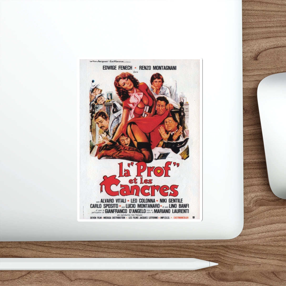 SCHOOL TEACHER IN COLLEGE (2) 1978 Movie Poster STICKER Vinyl Die-Cut Decal-The Sticker Space