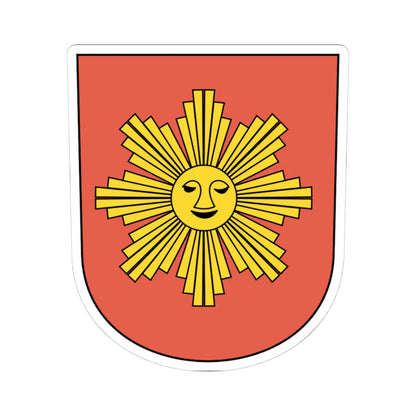 Schuepfheim coat of arms (Switzerland) (Coat of Arms) STICKER Vinyl Kiss-Cut Decal 4 Inch White - The Sticker Space