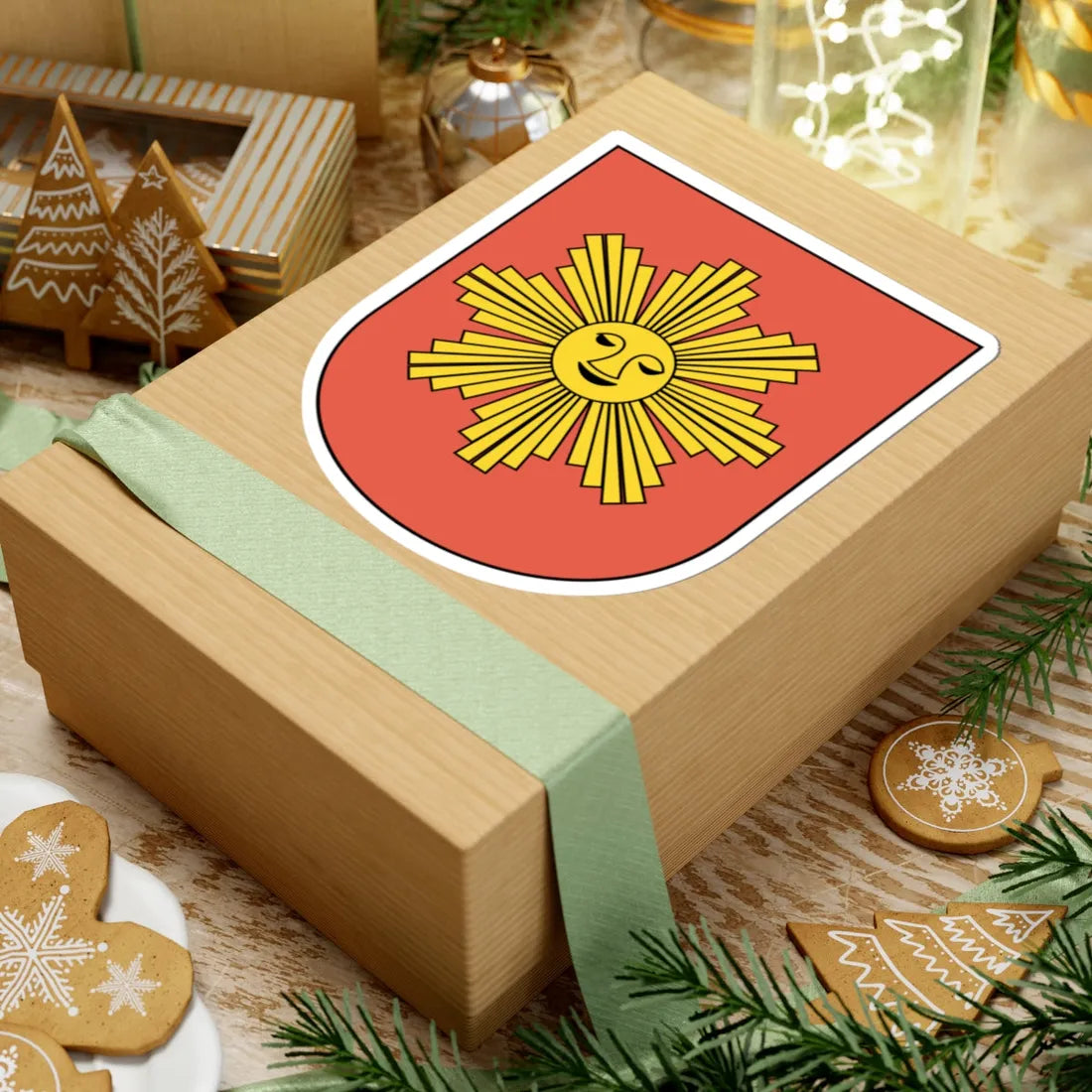 Schuepfheim coat of arms (Switzerland) (Coat of Arms) STICKER Vinyl Kiss-Cut Decal - The Sticker Space