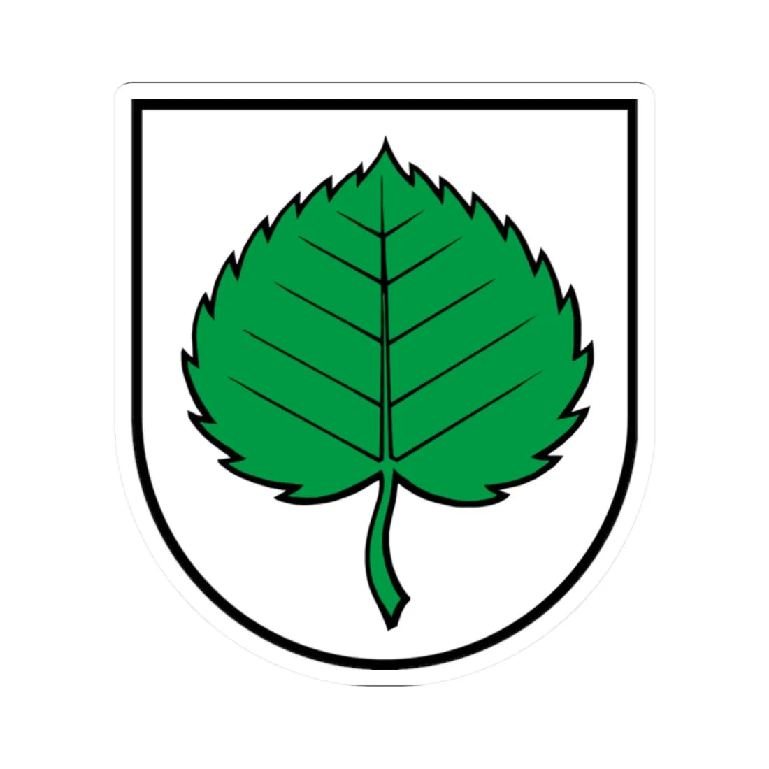 Schupfart-blason (Switzerland) (Coat of Arms) STICKER Vinyl Kiss-Cut Decal 2 Inch White - The Sticker Space