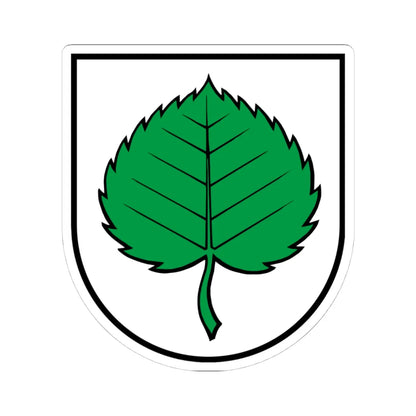 Schupfart-blason (Switzerland) (Coat of Arms) STICKER Vinyl Kiss-Cut Decal 4 Inch White - The Sticker Space