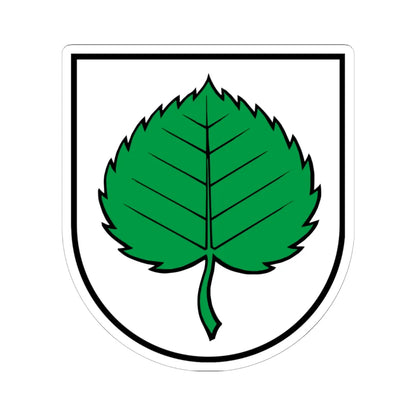 Schupfart-blason (Switzerland) (Coat of Arms) STICKER Vinyl Kiss-Cut Decal 6 Inch White - The Sticker Space