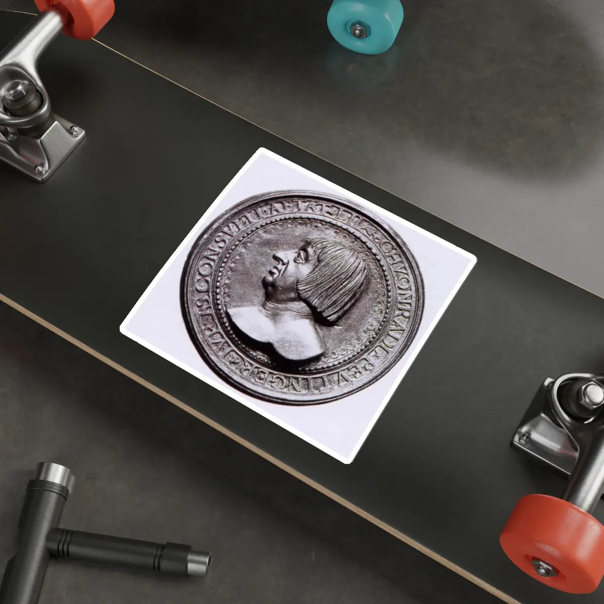 SKU:25605063185885595325 Sticker types:White Shape:Die-Cut Sizes:6" × 6"