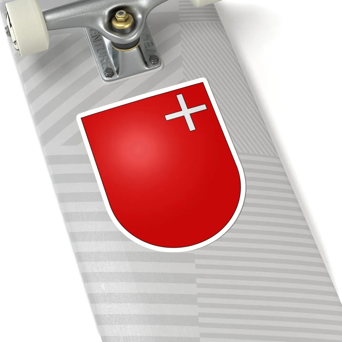Schwyz-coat of arms (Switzerland) (Coat of Arms) STICKER Vinyl Kiss-Cut Decal - The Sticker Space