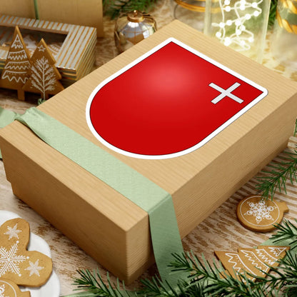 Schwyz-coat of arms (Switzerland) (Coat of Arms) STICKER Vinyl Kiss-Cut Decal - The Sticker Space