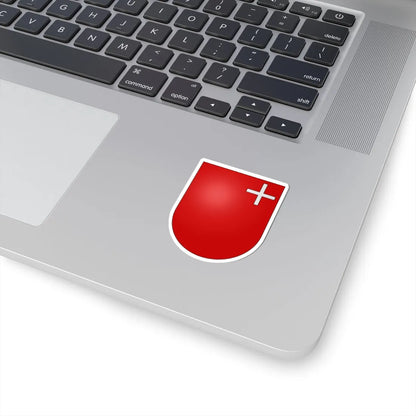 Schwyz-coat of arms (Switzerland) (Coat of Arms) STICKER Vinyl Kiss-Cut Decal - The Sticker Space