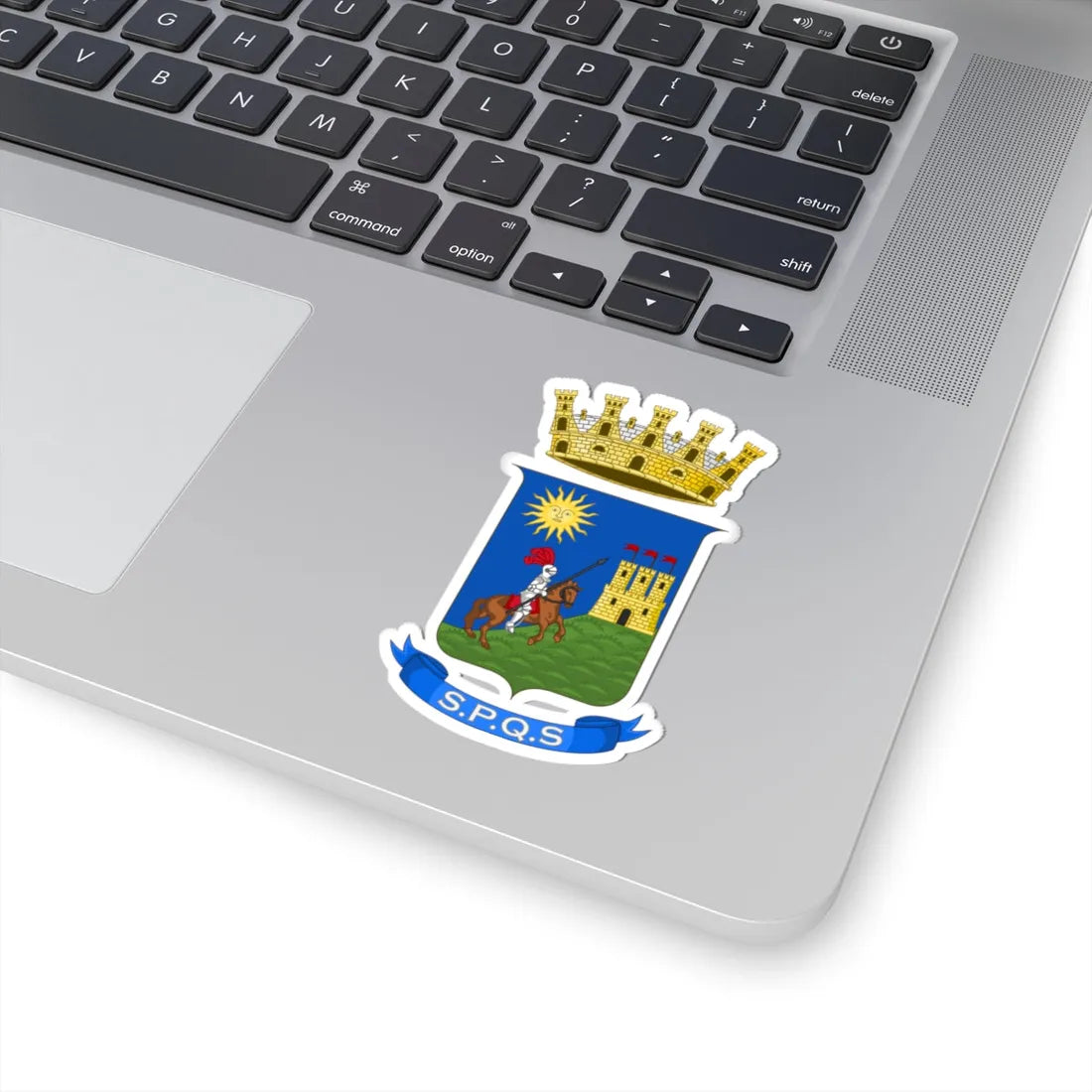 Sciacca-Stemma (Italy) (Coat of Arms) STICKER Vinyl Kiss-Cut Decal - The Sticker Space