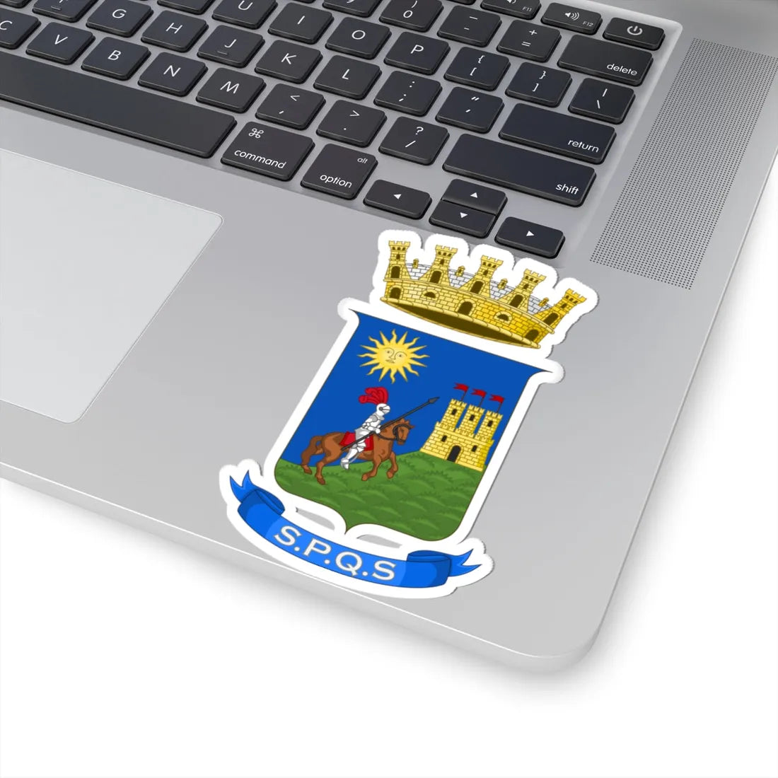 Sciacca-Stemma (Italy) (Coat of Arms) STICKER Vinyl Kiss-Cut Decal - The Sticker Space