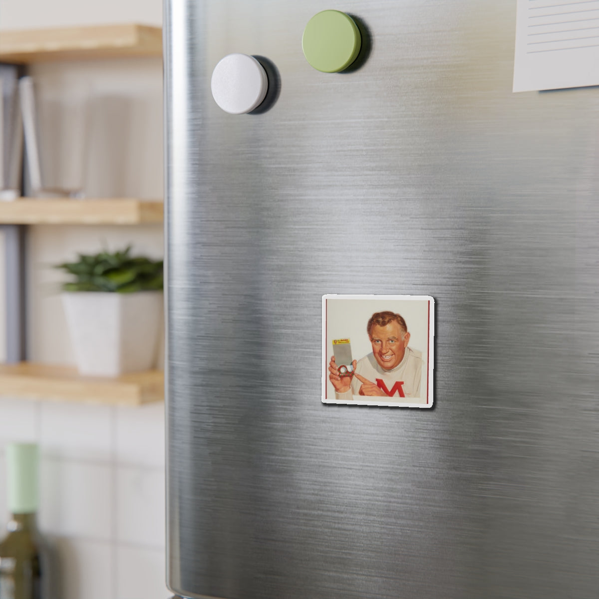 Scotch Tape, ad illustration (Magazine Illustration) Refrigerator Magnet-The Sticker Space