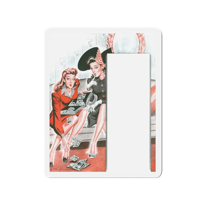 Scotch Tape advertisement, 1944 (Magazine Illustration) Refrigerator Magnet 3 Inch Die-Cut - The Sticker Space