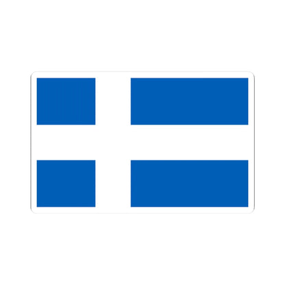 Scotland Nordic flag proposal (Scotland) STICKER Vinyl Kiss-Cut Decal 2 Inch White - The Sticker Space