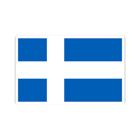 Scotland Nordic flag proposal (Scotland) STICKER Vinyl Kiss-Cut Decal 2 Inch White - The Sticker Space