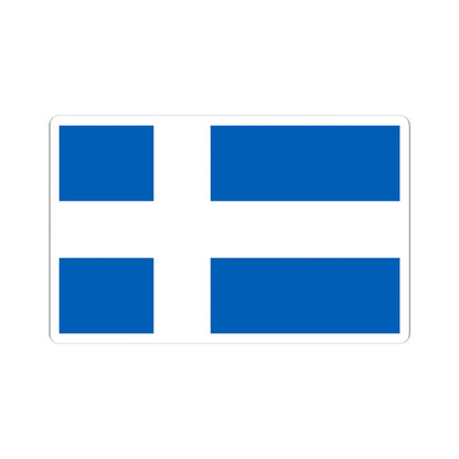 Scotland Nordic flag proposal (Scotland) STICKER Vinyl Kiss-Cut Decal 4 Inch White - The Sticker Space
