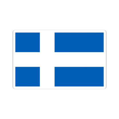 Scotland Nordic flag proposal (Scotland) STICKER Vinyl Kiss-Cut Decal 6 Inch White - The Sticker Space