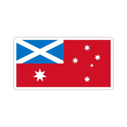 Scottish Red Ensign of Australia (Australia) STICKER Vinyl Kiss-Cut Decal 6 Inch White - The Sticker Space