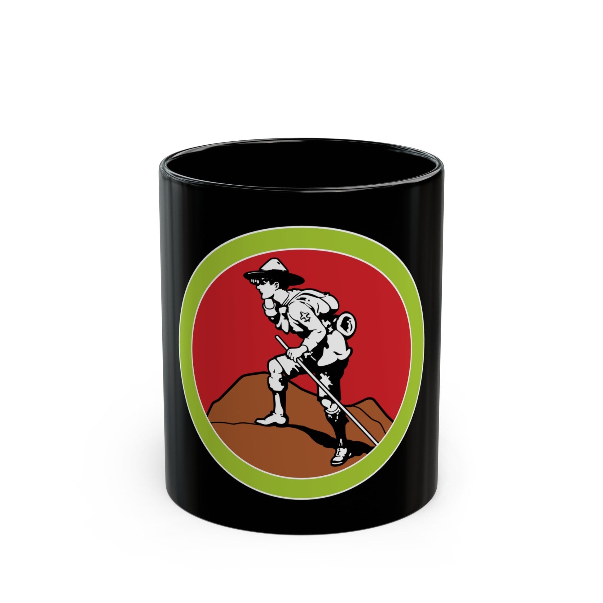 Scouting Heritage (Boy Scout Merit Badge) Black Coffee Mug-11oz-The Sticker Space