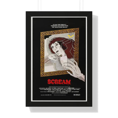 SCREAM 1981 - Framed Movie Poster 16″ x 24″ Black - The Sticker Space