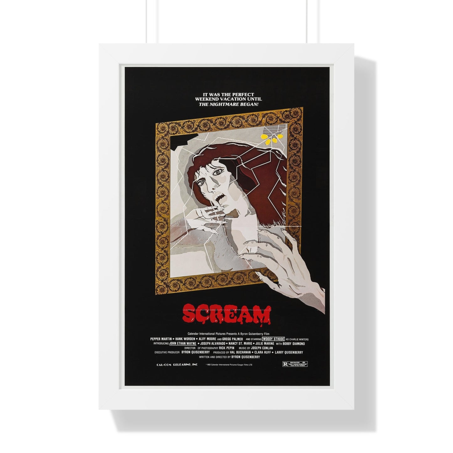 SCREAM 1981 - Framed Movie Poster-16″ x 24″-The Sticker Space