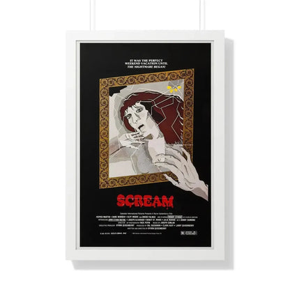 SCREAM 1981 - Framed Movie Poster 20" x 30" White - The Sticker Space