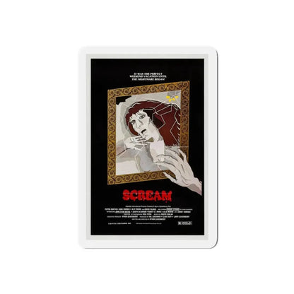 SCREAM 1981 Movie Poster - Refrigerator Magnet 4 Inch Die-Cut - The Sticker Space