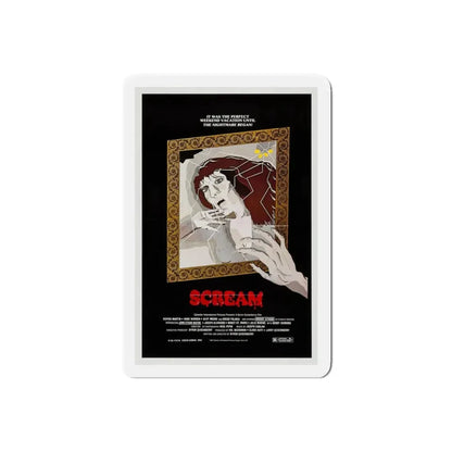 SCREAM 1981 Movie Poster - Refrigerator Magnet 6 Inch Die-Cut - The Sticker Space