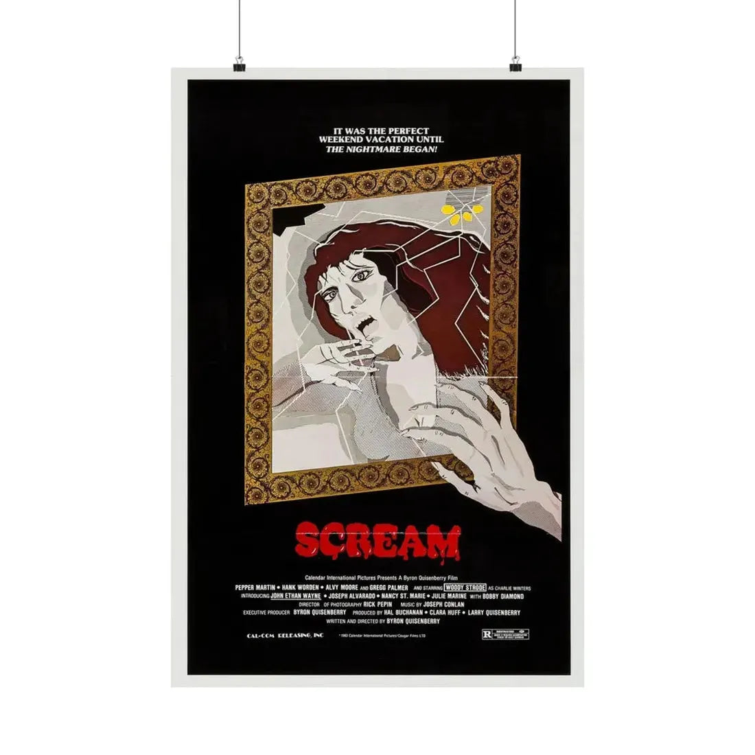 SCREAM 1981 - Paper Movie Poster 24″ x 36″ Matte - The Sticker Space