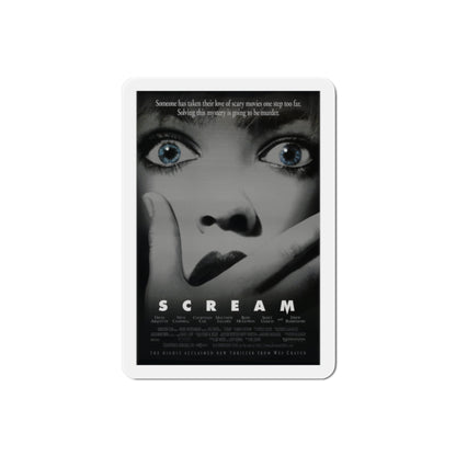 Scream 1996 Movie Poster Die-Cut Magnet-2" x 2"-The Sticker Space