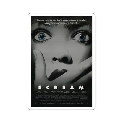 Scream 1996 Movie Poster STICKER Vinyl Die-Cut Decal 3 Inch - The Sticker Space