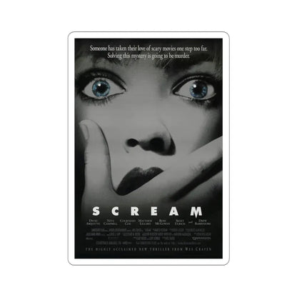 Scream 1996 Movie Poster STICKER Vinyl Die-Cut Decal 4 Inch - The Sticker Space