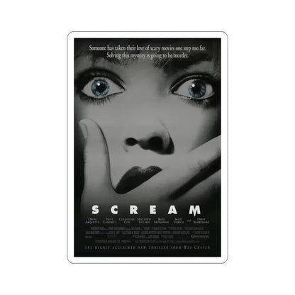 Scream 1996 Movie Poster STICKER Vinyl Die-Cut Decal 5 Inch - The Sticker Space