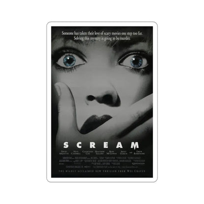 Scream 1996 Movie Poster STICKER Vinyl Die-Cut Decal 6 Inch - The Sticker Space