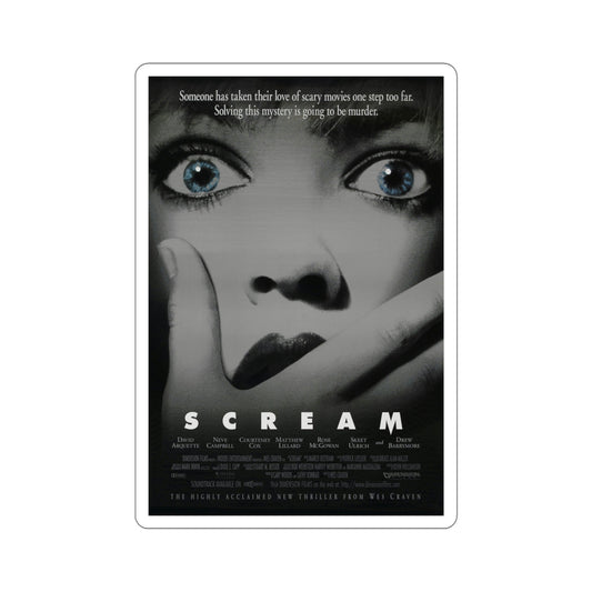 Scream 1996 Movie Poster STICKER Vinyl Die-Cut Decal-6 Inch-The Sticker Space