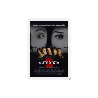 Scream 2 1997 Movie Poster Die-Cut Magnet-3" x 3"-The Sticker Space