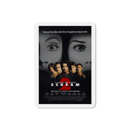 Scream 2 1997 Movie Poster Refrigerator Magnet 2 Inch - The Sticker Space