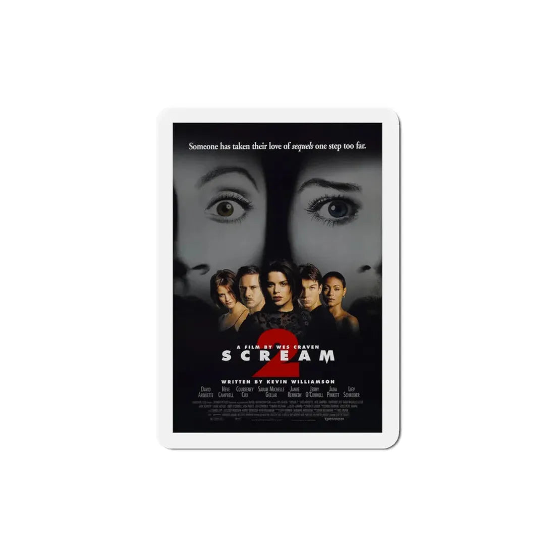 Scream 2 1997 Movie Poster Refrigerator Magnet 4 Inch - The Sticker Space