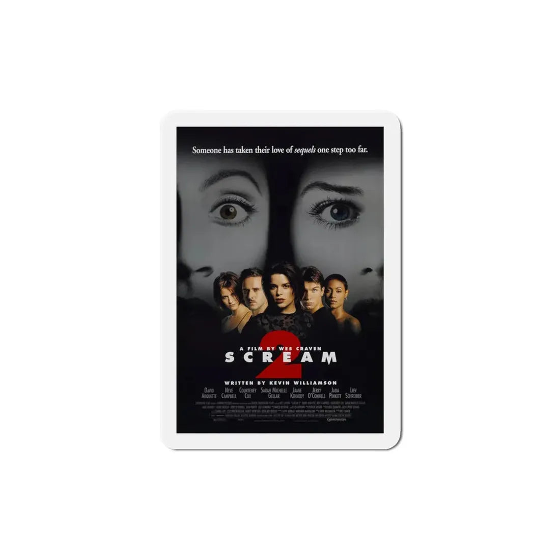 Scream 2 1997 Movie Poster Refrigerator Magnet 5 Inch - The Sticker Space