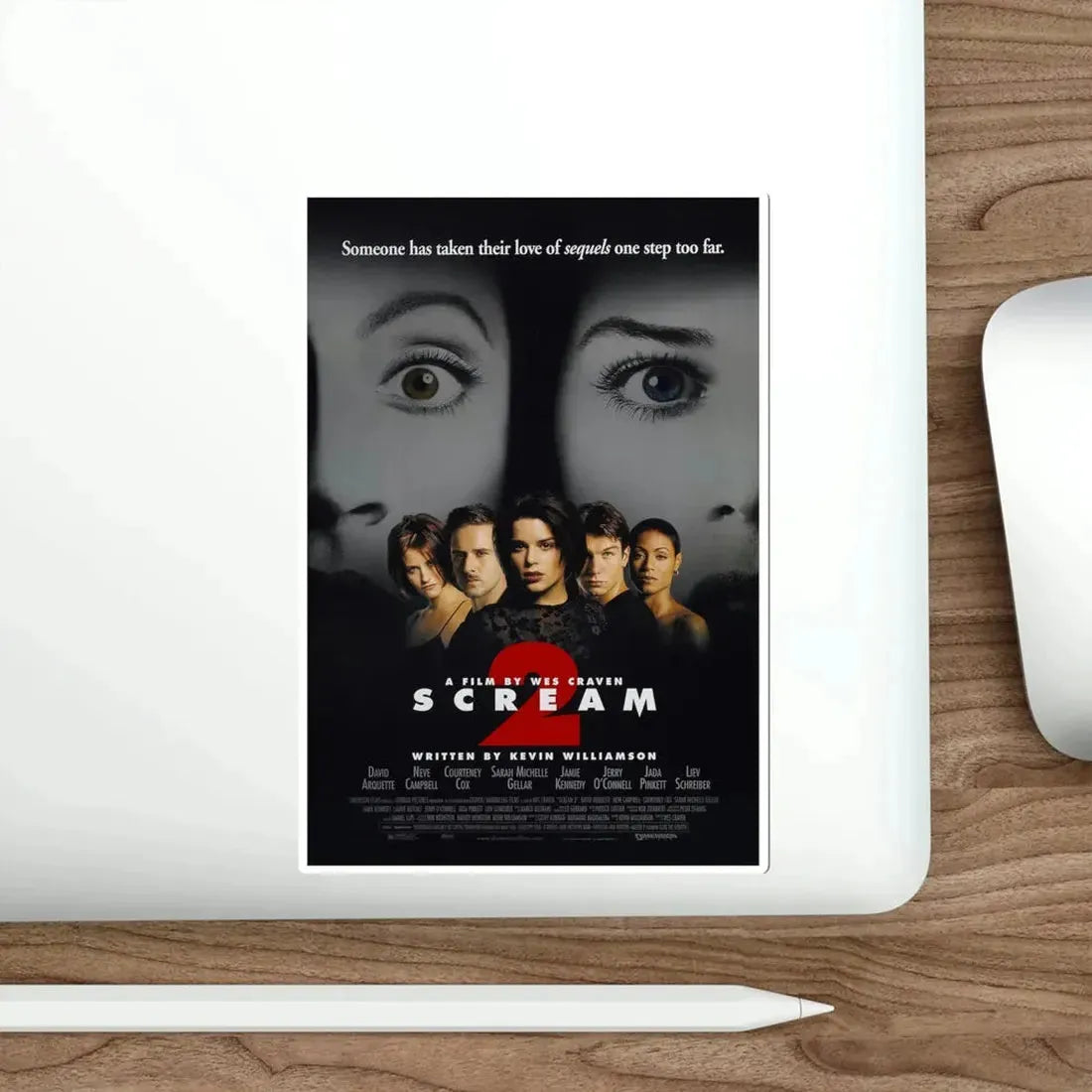 Scream 2 1997 Movie Poster STICKER Vinyl Die-Cut Decal - The Sticker Space
