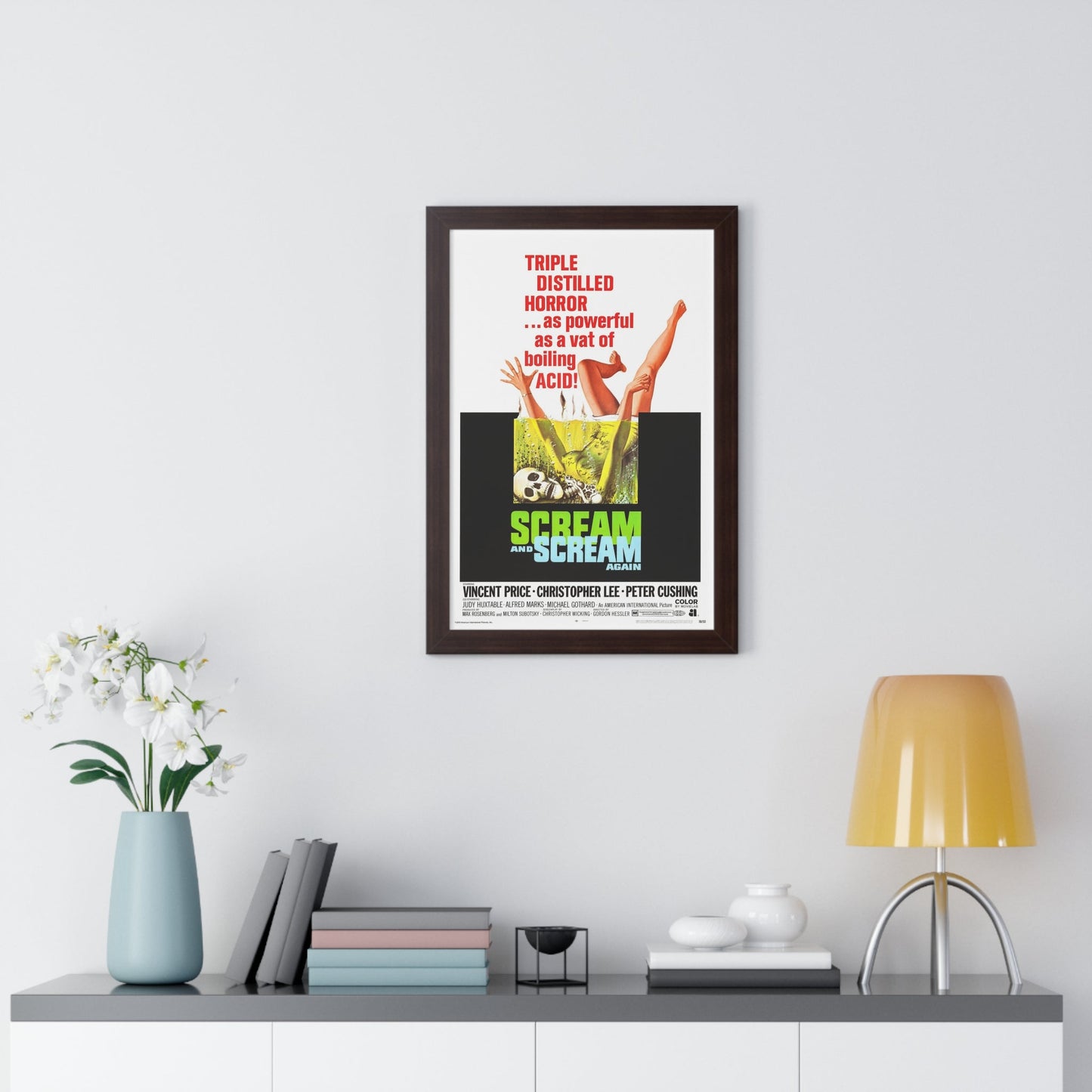 SCREAM AND SCREAM AGAIN 1970 - Framed Movie Poster-The Sticker Space