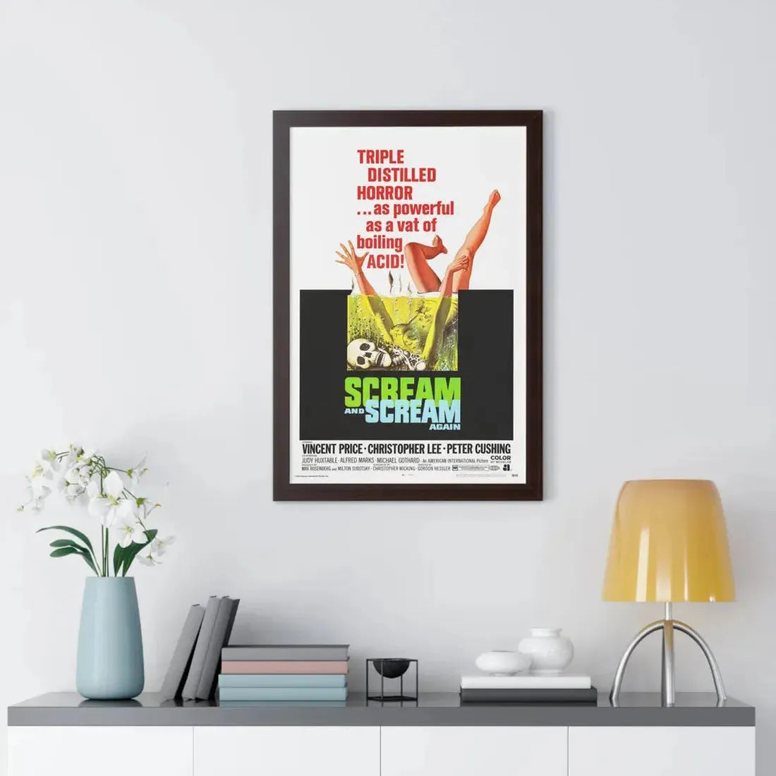 SCREAM AND SCREAM AGAIN 1970 - Framed Movie Poster - The Sticker Space