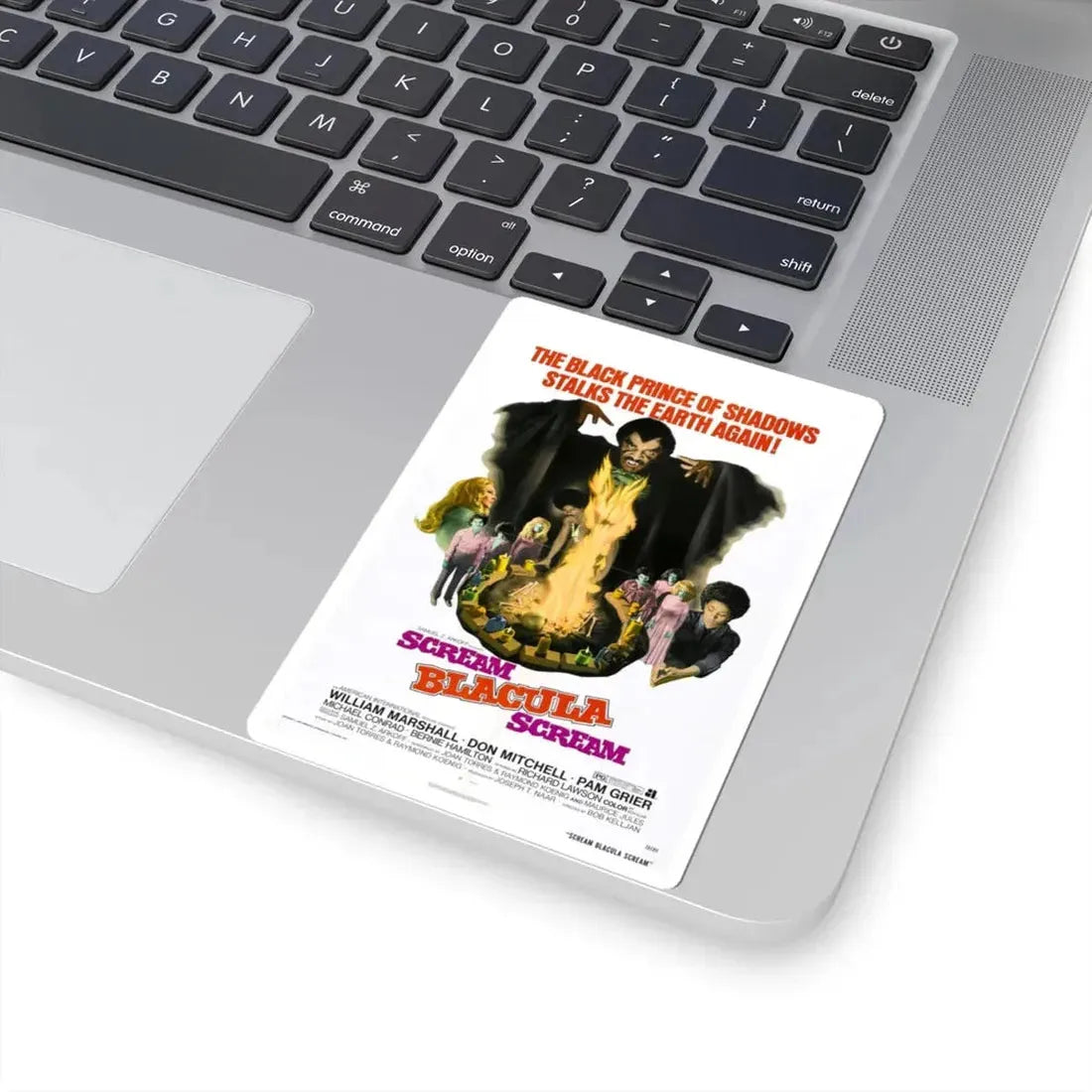 SCREAM BLACULA SCREAM 1973 Movie Poster - STICKER Vinyl Kiss-Cut Decal - The Sticker Space