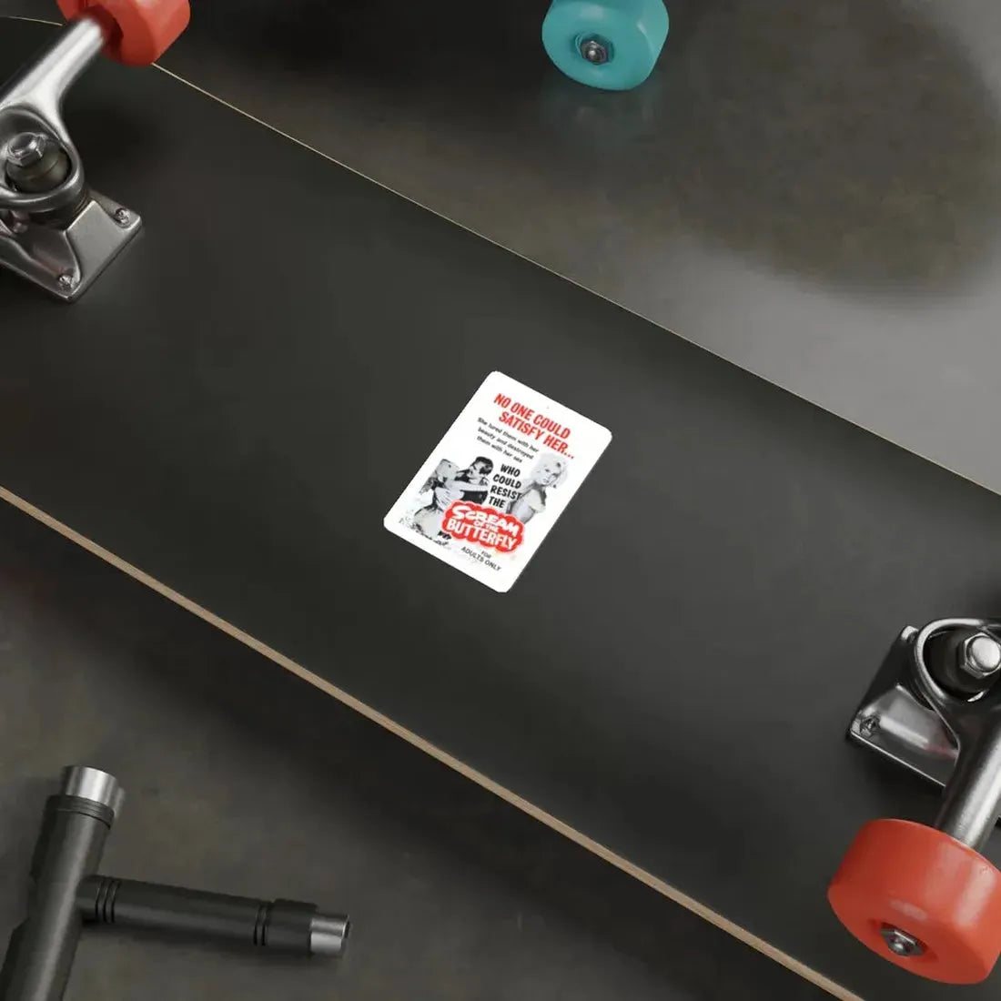 SCREAM OF THE BUTTERFLY 1965 Movie Poster STICKER Vinyl Die-Cut Decal - The Sticker Space