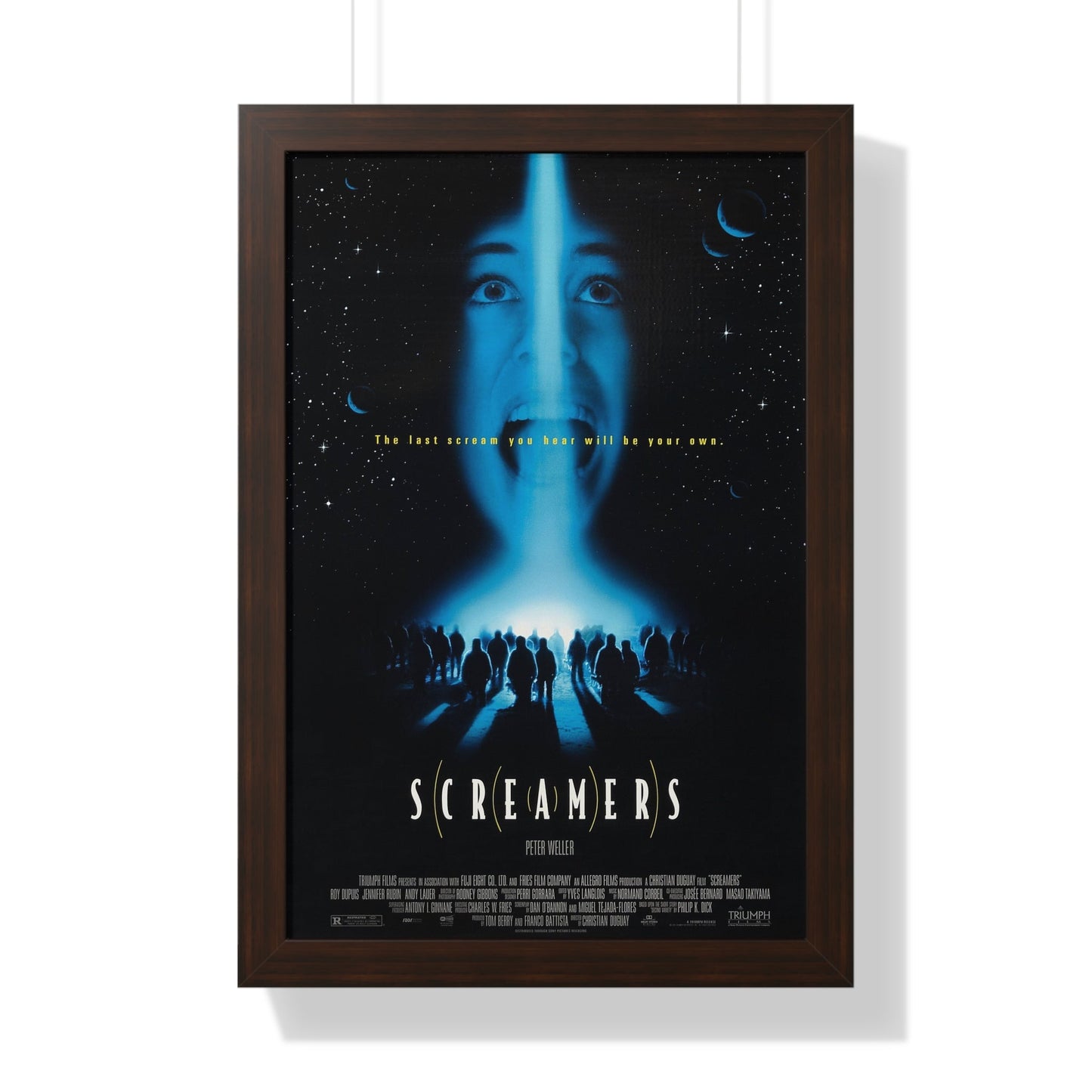 SCREAMERS 1995 - Framed Movie Poster-16″ x 24″-The Sticker Space