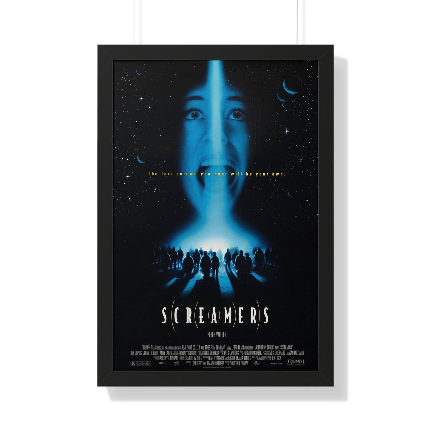 SCREAMERS 1995 - Framed Movie Poster-20" x 30"-The Sticker Space