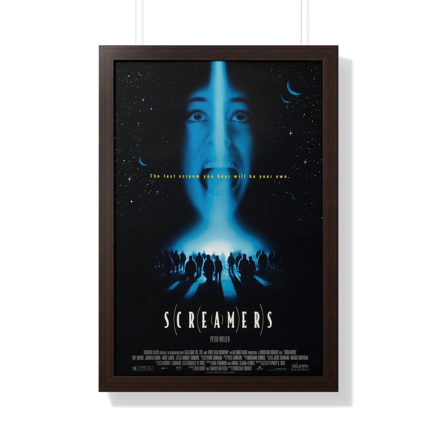 SCREAMERS 1995 - Framed Movie Poster-20" x 30"-The Sticker Space