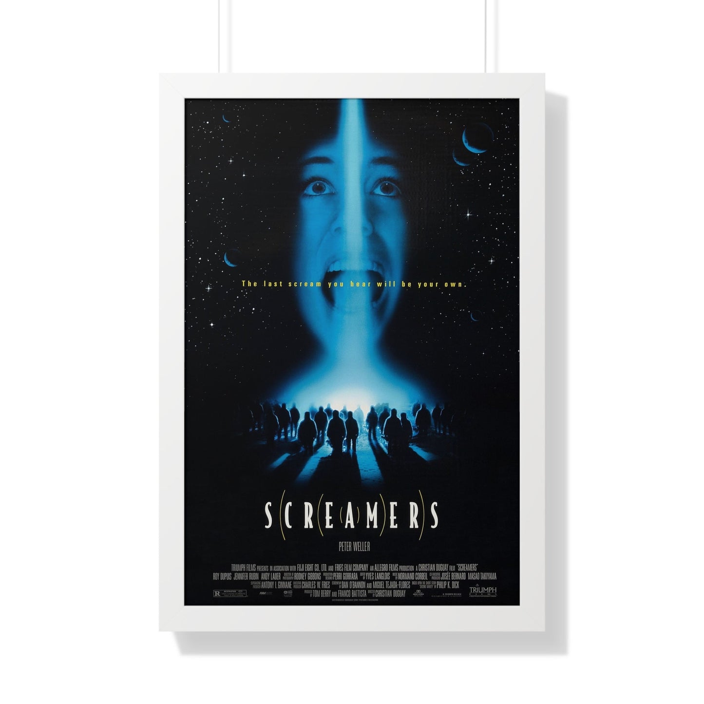 SCREAMERS 1995 - Framed Movie Poster-20" x 30"-The Sticker Space