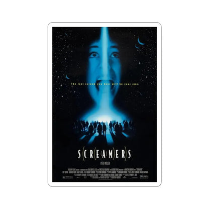 SCREAMERS 1995 Movie Poster - STICKER Vinyl Kiss-Cut Decal 4 Inch White - The Sticker Space