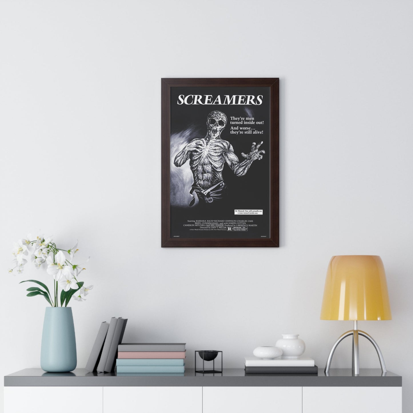 SCREAMERS (ISLAND OF THE FISHMEN) 1979 - Framed Movie Poster-The Sticker Space