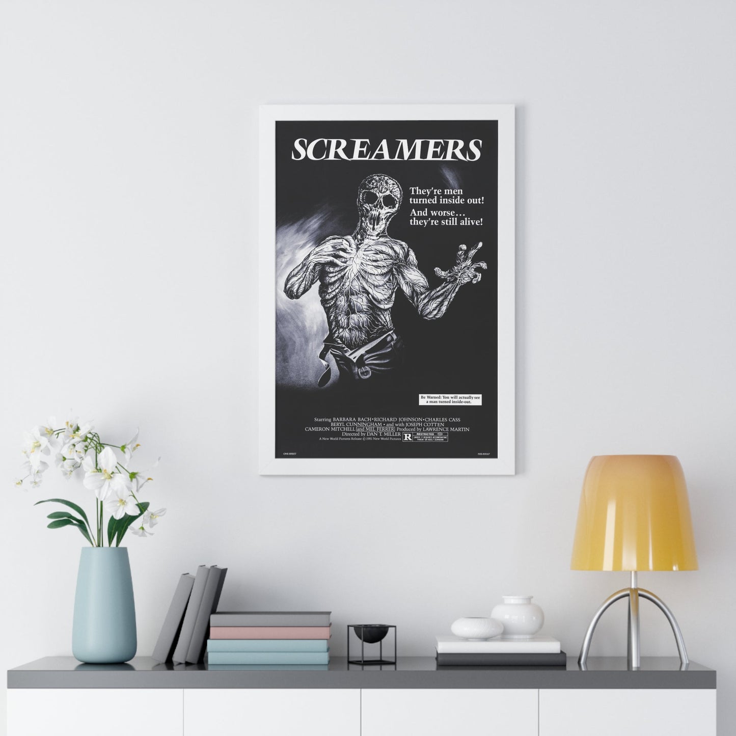 SCREAMERS (ISLAND OF THE FISHMEN) 1979 - Framed Movie Poster-The Sticker Space